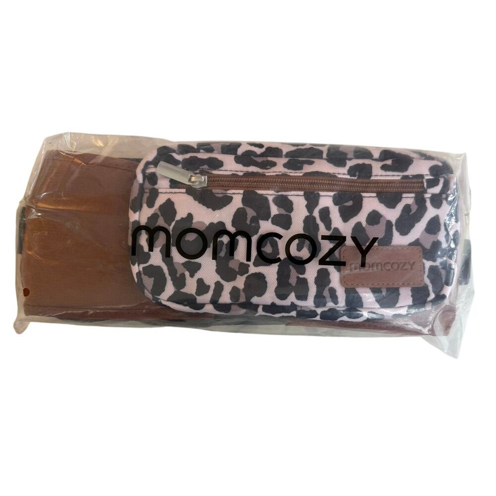 NIB Cheetah Print Mom Cozy Universal Stroller Organizer